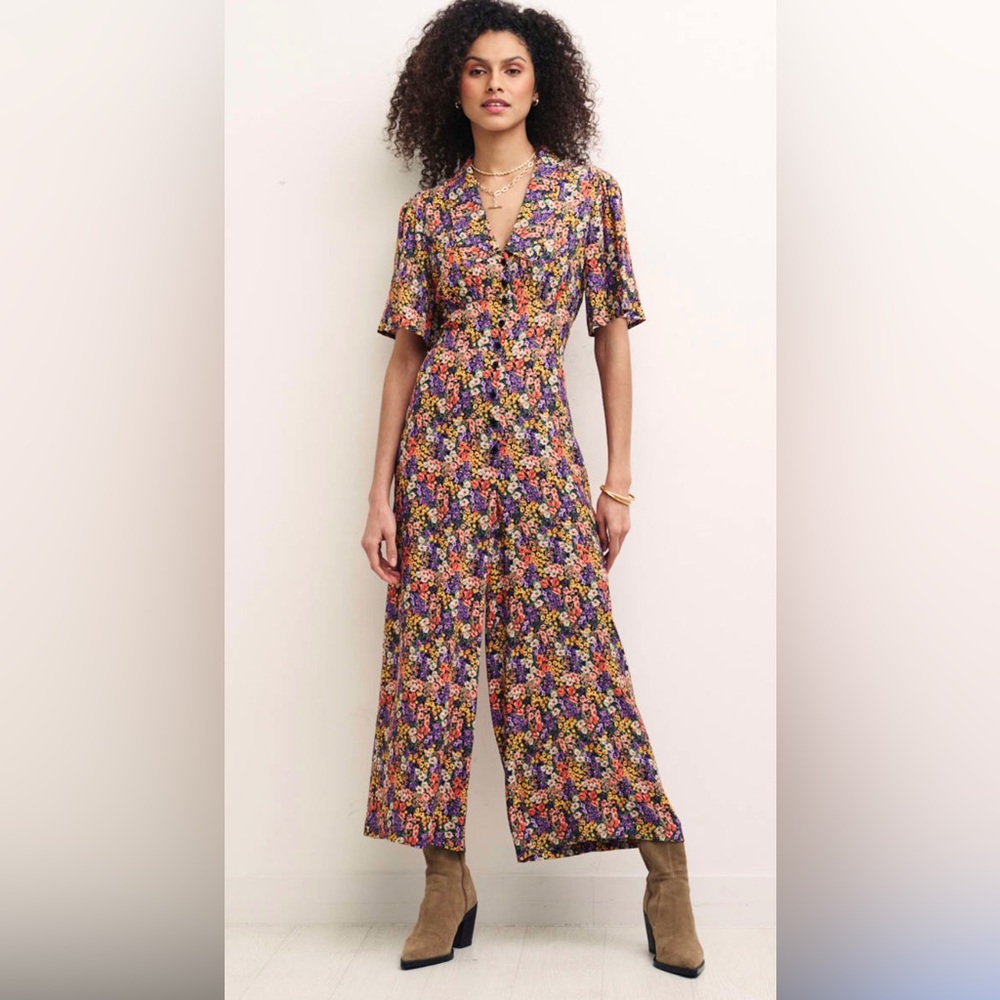 Nobody’s Child Daisy Multi Floral Jumpsuit